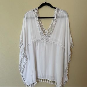 Beach White Coverup